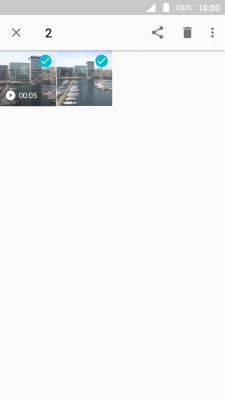 Press the share icon.