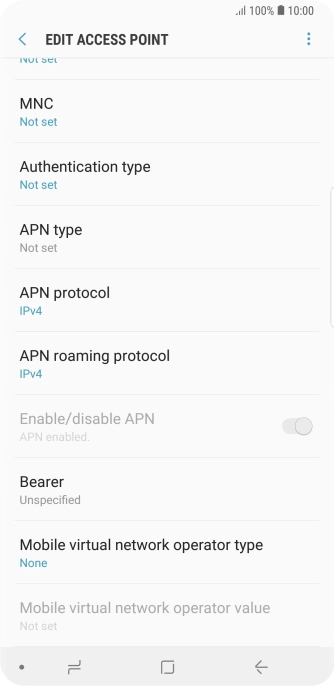 Press the menu icon. Press the menu icon.