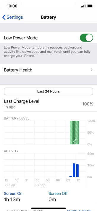 Slide your finger upwards starting from the bottom of the screen to return to the home screen.