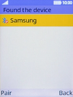 Select the required Bluetooth device and follow the instructions on the screen to pair the device with your phone.