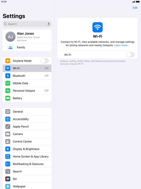 Press the indicator next to Press the indicator next to
