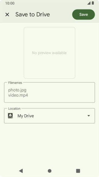 Press the field below 