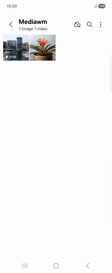 Press and hold any picture or video.