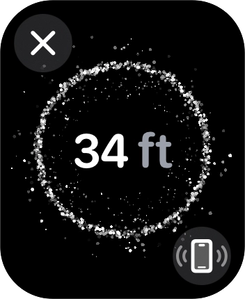 Follow the instructions on the screen to find your phone.