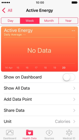 Press Add Data Point and follow the instructions on the screen to key in the required information.