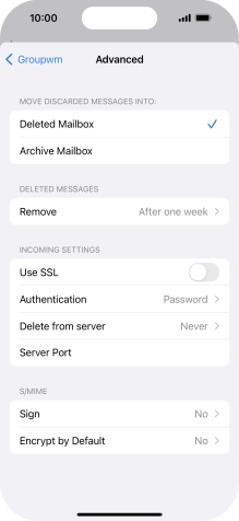 Press Authentication.