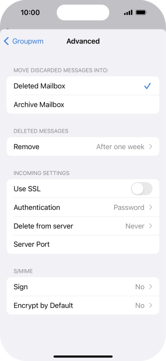 Press Authentication.