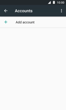 Press Add account.