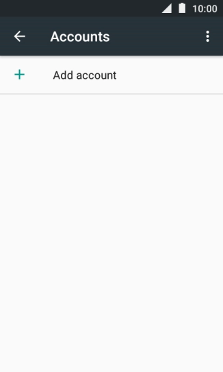 Press Add account.