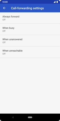 Press the Home key to return to the home screen.