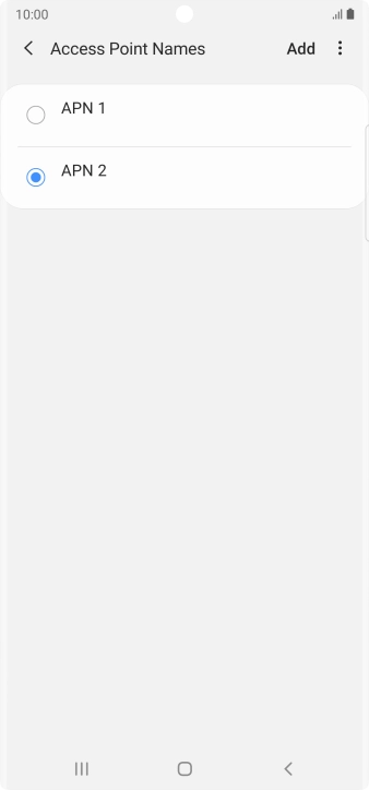 Press the Home key to return to the home screen.