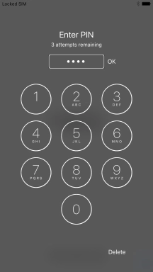 Key in your PIN and press OK.