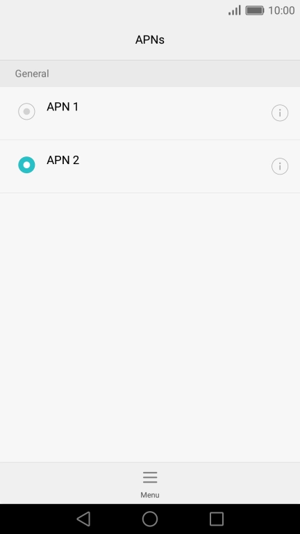 Press the Home key to return to the home screen.