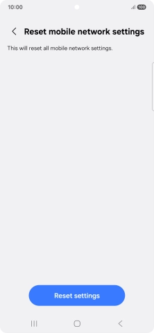 Press Reset settings.