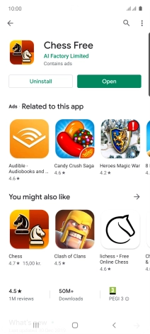 Press the Home key to return to the home screen.