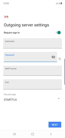 Press the field below 