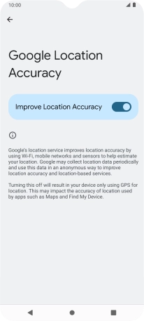 If you press the indicator next to 