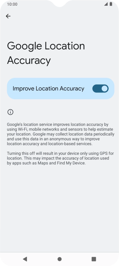 If you press the indicator next to 
