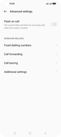 Press Additional settings.