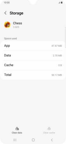 Press the Home key to return to the home screen.