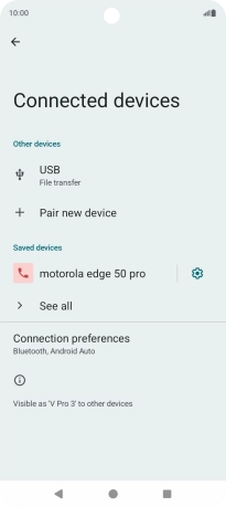 Press the Home key to return to the home screen.