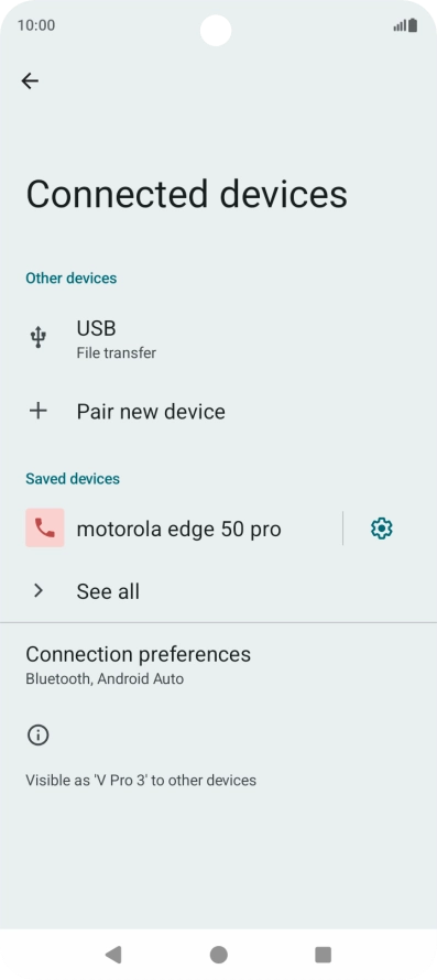 Press the Home key to return to the home screen.