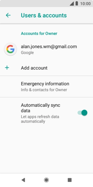 Press the Home key to return to the home screen.