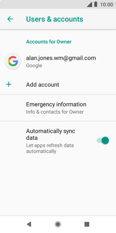 Press the Home key to return to the home screen.