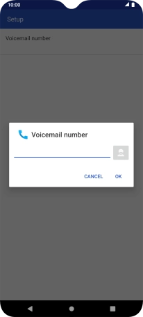 Key in +61414121121 and press OK. Key in +61414121121 and press OK.