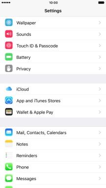 Press Touch ID & Passcode. Press Touch ID & Passcode.