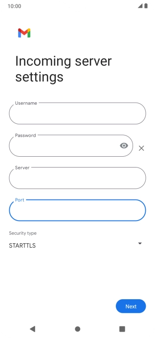 Press the drop down list below 