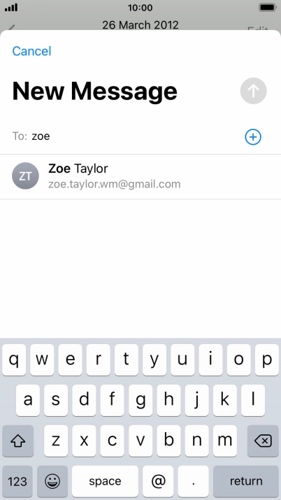Press the required contact.