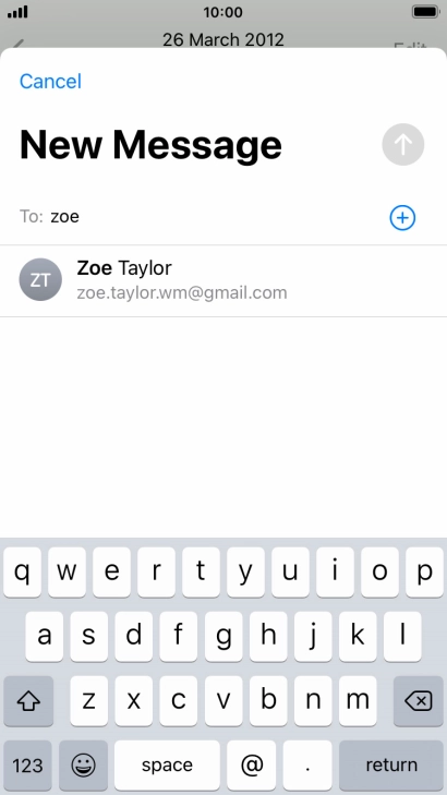 Press the required contact.