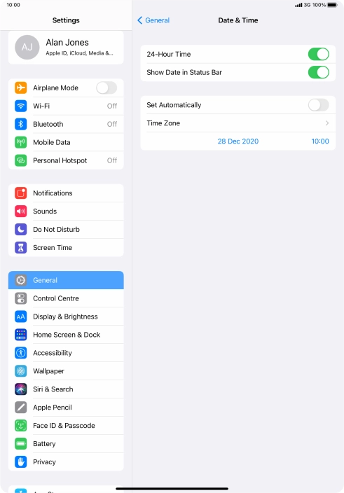 Press the indicator next to Press the indicator next to