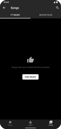 Press DEVICE FILES and go to the required audio file.