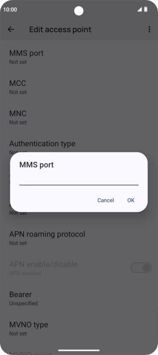 Key in 8080 and press OK. Key in 8080 and press OK.