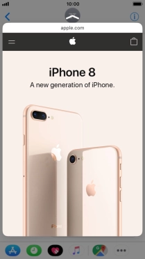 Hard press the screen to see a section of the required content.