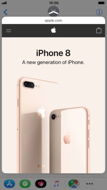 Hard press the screen to see a section of the required content.