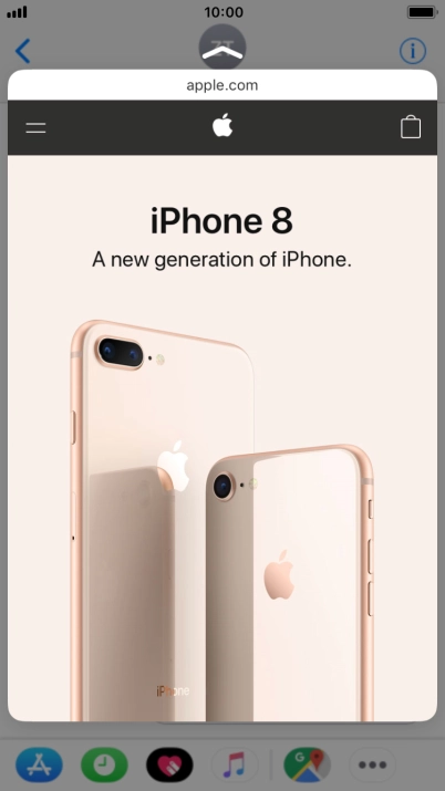Hard press the screen to see a section of the required content.