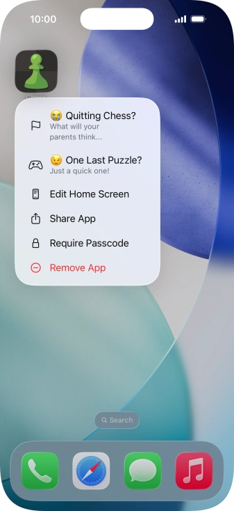 Press Require Passcode.