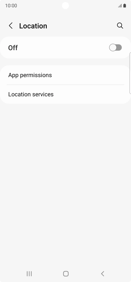 Press the indicator to turn the function on or off.