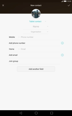 Press Name and key in the name.