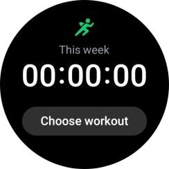 Press Choose workout.