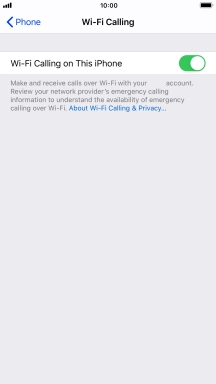 Press the Home key to return to the home screen.