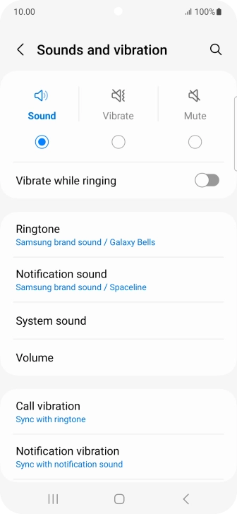 Press Ringtone.