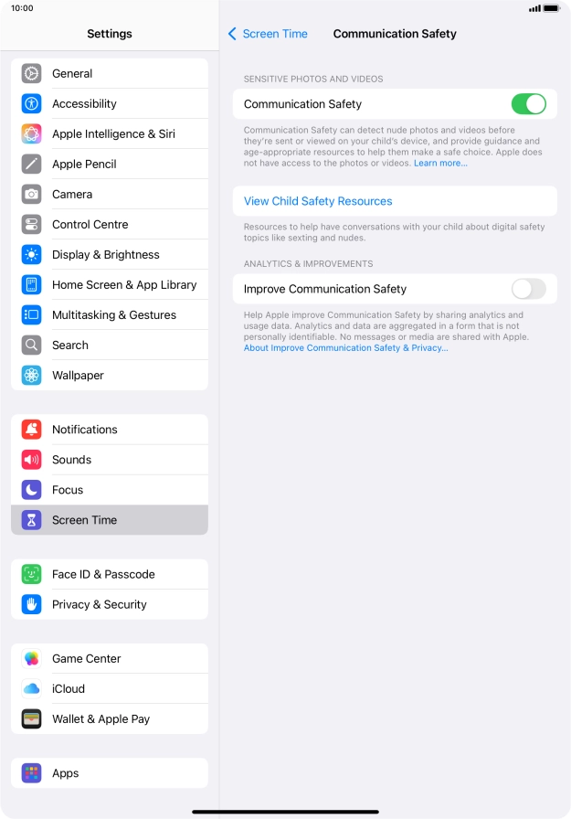 Press the indicator next to Press the indicator next to