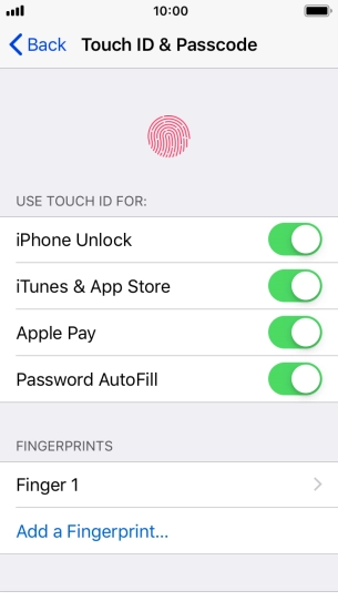 Press the indicator next to Press the indicator next to
