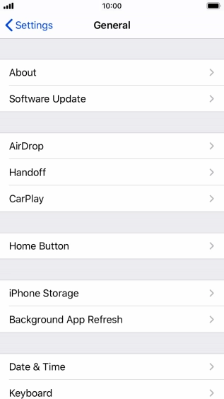 Press Software Update. If a new software version is available, it's displayed. Follow the instructions on the screen to update the phone software.