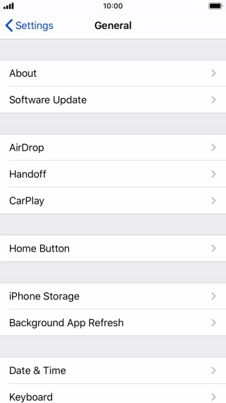 Press Software Update. If a new software version is available, it's displayed. Follow the instructions on the screen to update the phone software.