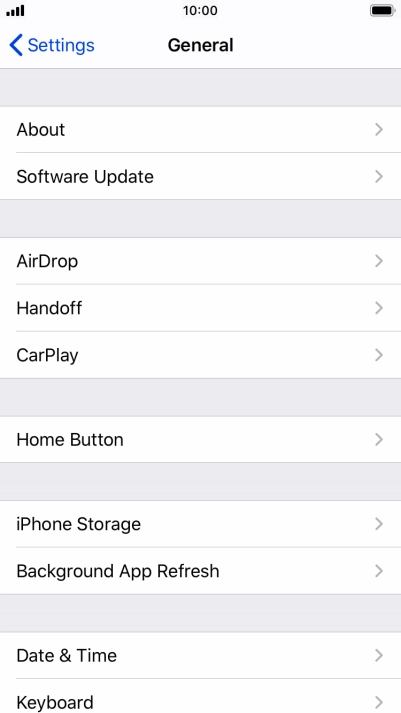 Press Software Update. If a new software version is available, it's displayed. Follow the instructions on the screen to update the phone software.
